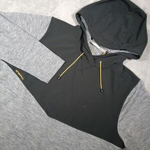 Zero Restriction Tyson Hoodie Mens XL Grey Black Golf Performance Pullover